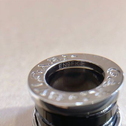 [LUXORA]ZERO 1 BLACK CERAMIC SILVER NECKLACE