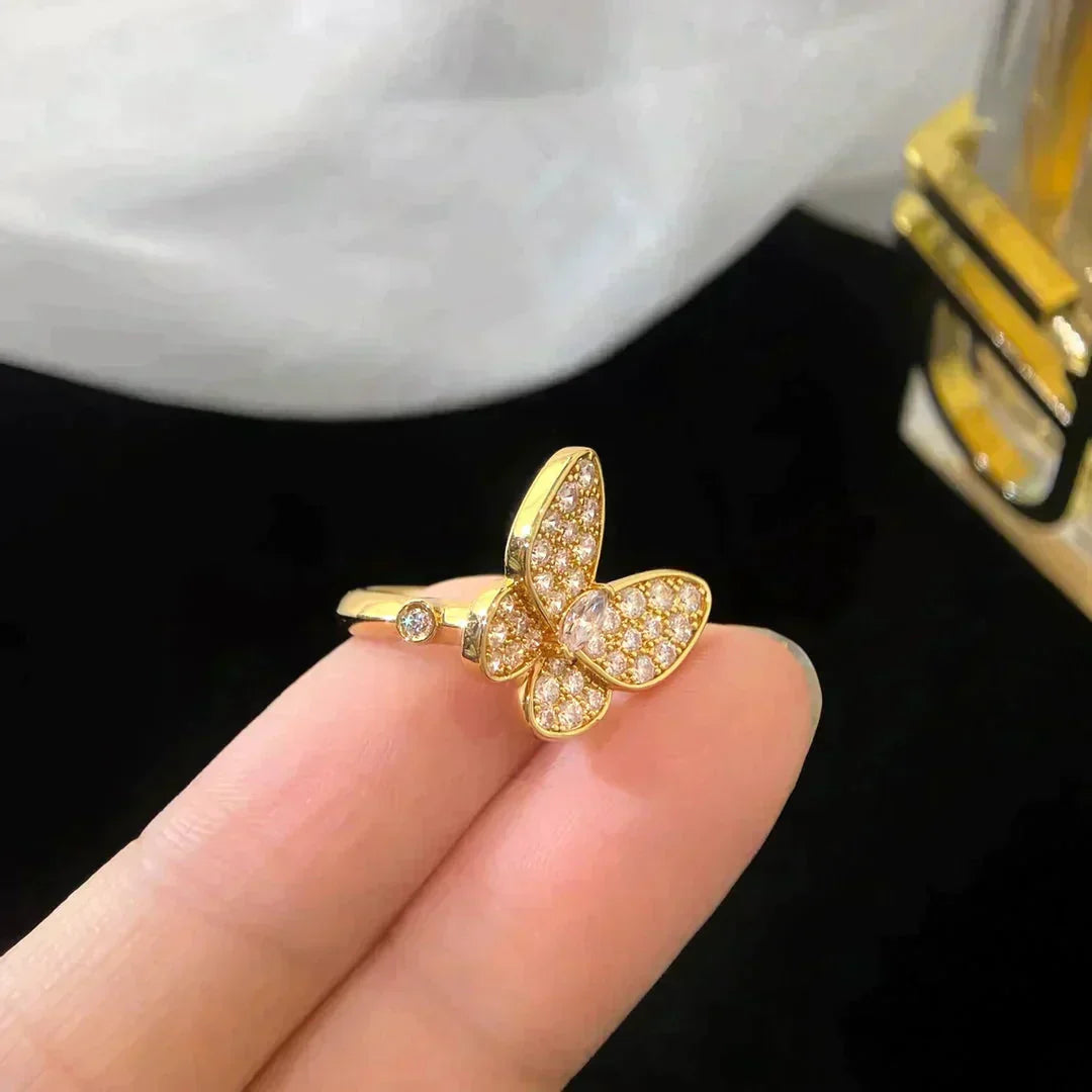 [LUXORA]BUTTERFLY DIAMOND RING
