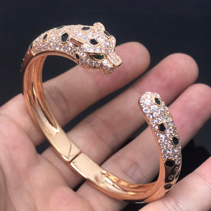 [LUXORA]PANTHERE BIG BRACELET DIAMONDS