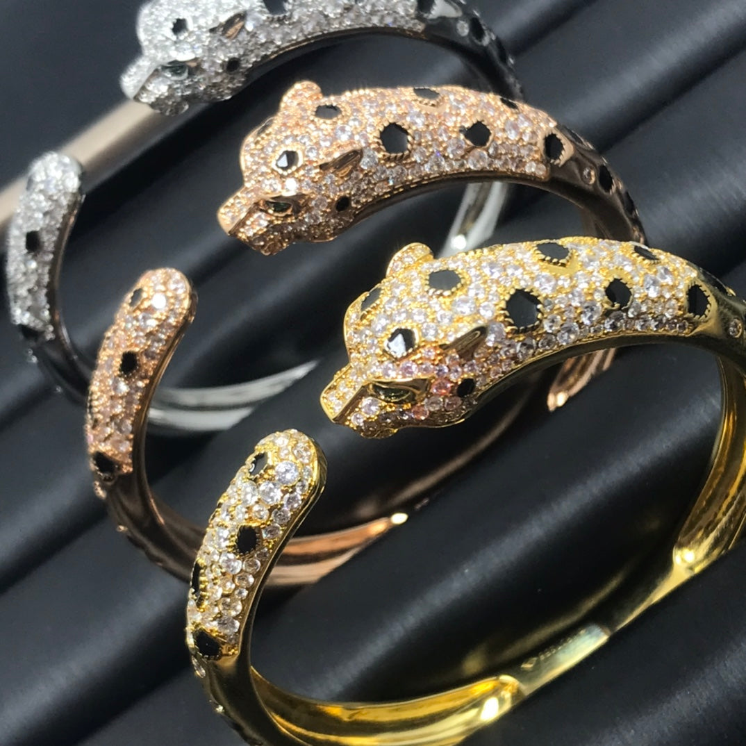 [LUXORA]PANTHERE BIG BRACELET DIAMONDS