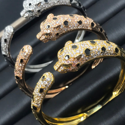 [LUXORA]PANTHERE BIG BRACELET DIAMONDS