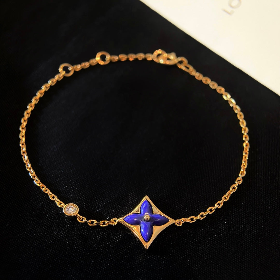 [LUXORA]COLOR STAR PINK GOLD DIAMOND BRACELET
