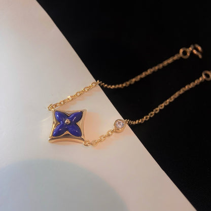 [LUXORA]COLOR STAR PINK GOLD DIAMOND BRACELET