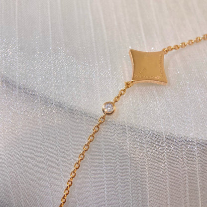 [LUXORA]COLOR STAR PINK GOLD DIAMOND BRACELET