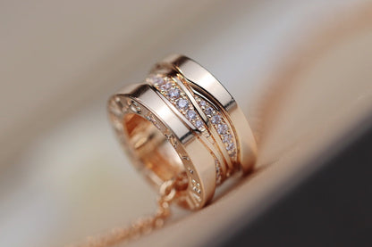 [LUXORA]ZERO 1 PINK GOLD DIAMOND NECKLACE