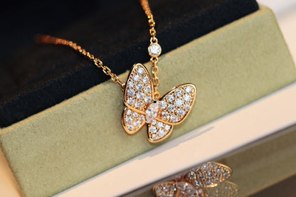 [LUXORA]BUTTERFLY DIAMOND NECKLACE