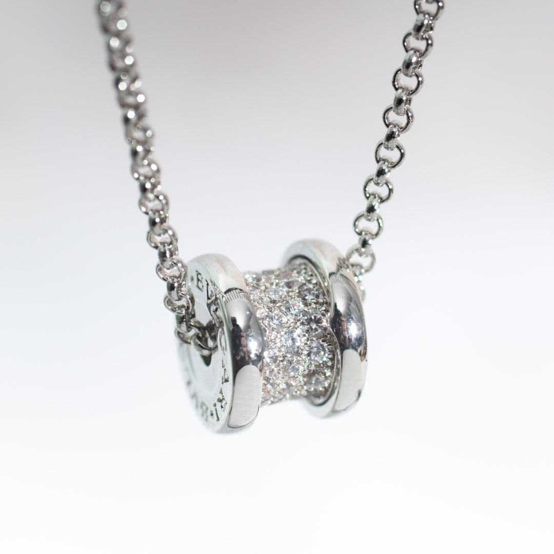 [LUXORA]ZERO 1 SILVER DIAMOND NECKLACE