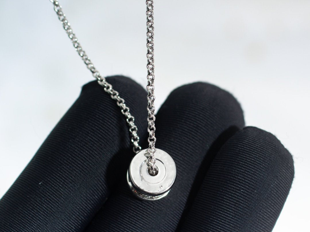 [LUXORA]ZERO 1 SILVER DIAMOND NECKLACE
