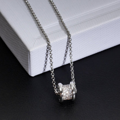 [LUXORA]ZERO 1 SILVER DIAMOND NECKLACE