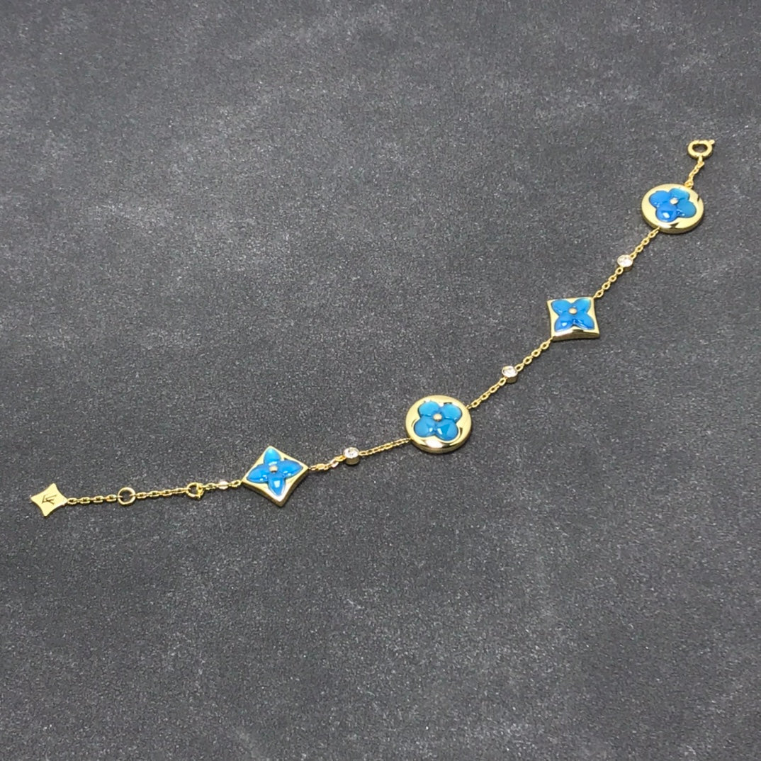 [LUXORA]STAR AND SUN TURQUOISE 4 MOTIFS 3 DIAMONDS