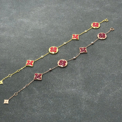 [LUXORA]STAR AND SUN CARNELIAN 4 MOTIFS 3 DIAMONDS