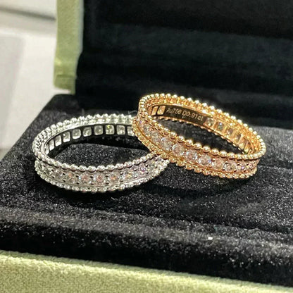 [LUXORA]PERLEE DIAMOND ROSE GOLD RING