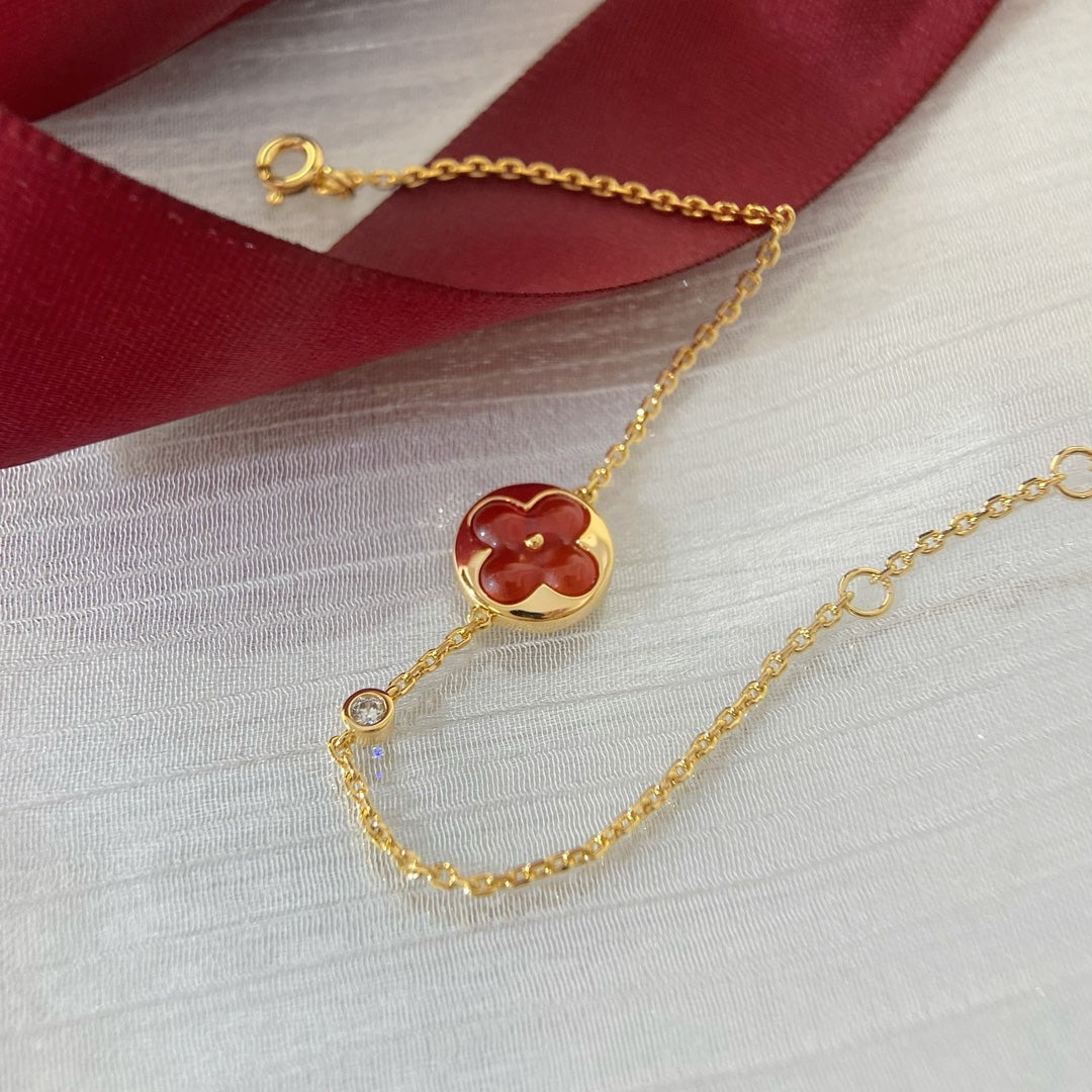 [LUXORA]SUN PEDANT CARNELIAN BRACELET