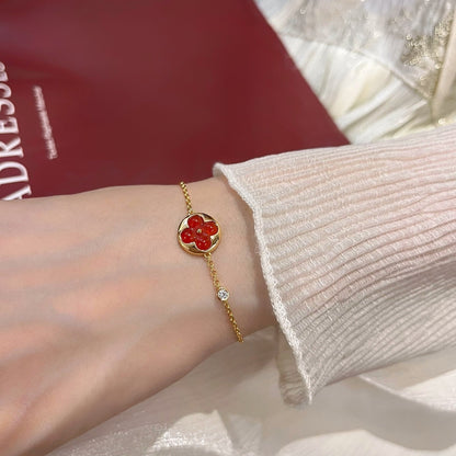 [LUXORA]SUN PEDANT CARNELIAN BRACELET