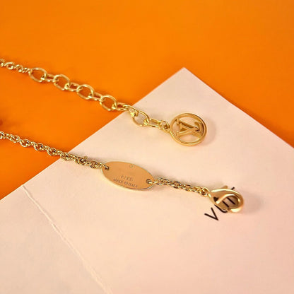 [LUXORA]LOGO STAR MOTIF GOLD BRACELET