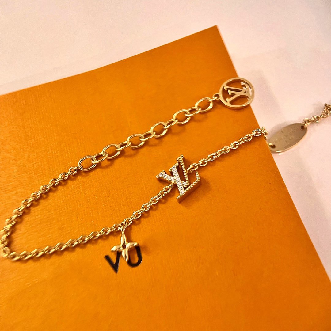 [LUXORA]LOGO STAR MOTIF GOLD BRACELET