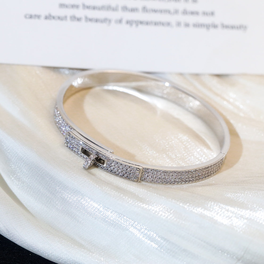 [LUXORA]KELLY BRACELET DIAMOND PAVED