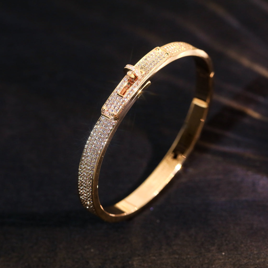 [LUXORA]KELLY BRACELET DIAMOND PAVED