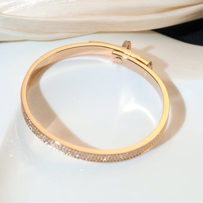 [LUXORA]KELLY BRACELET DIAMOND PAVED