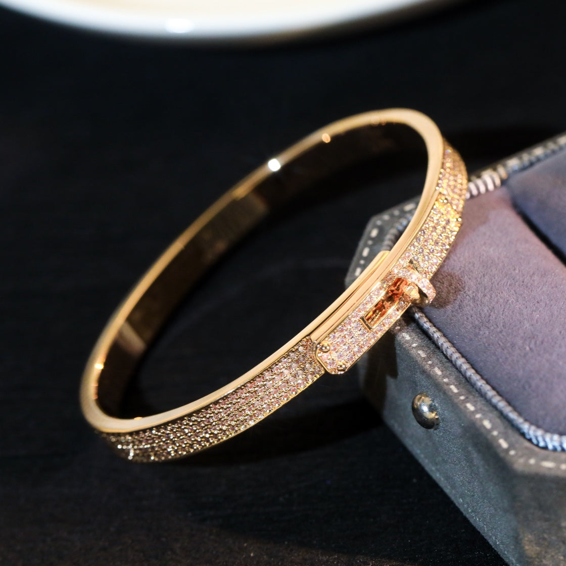 [LUXORA]KELLY BRACELET DIAMOND PAVED