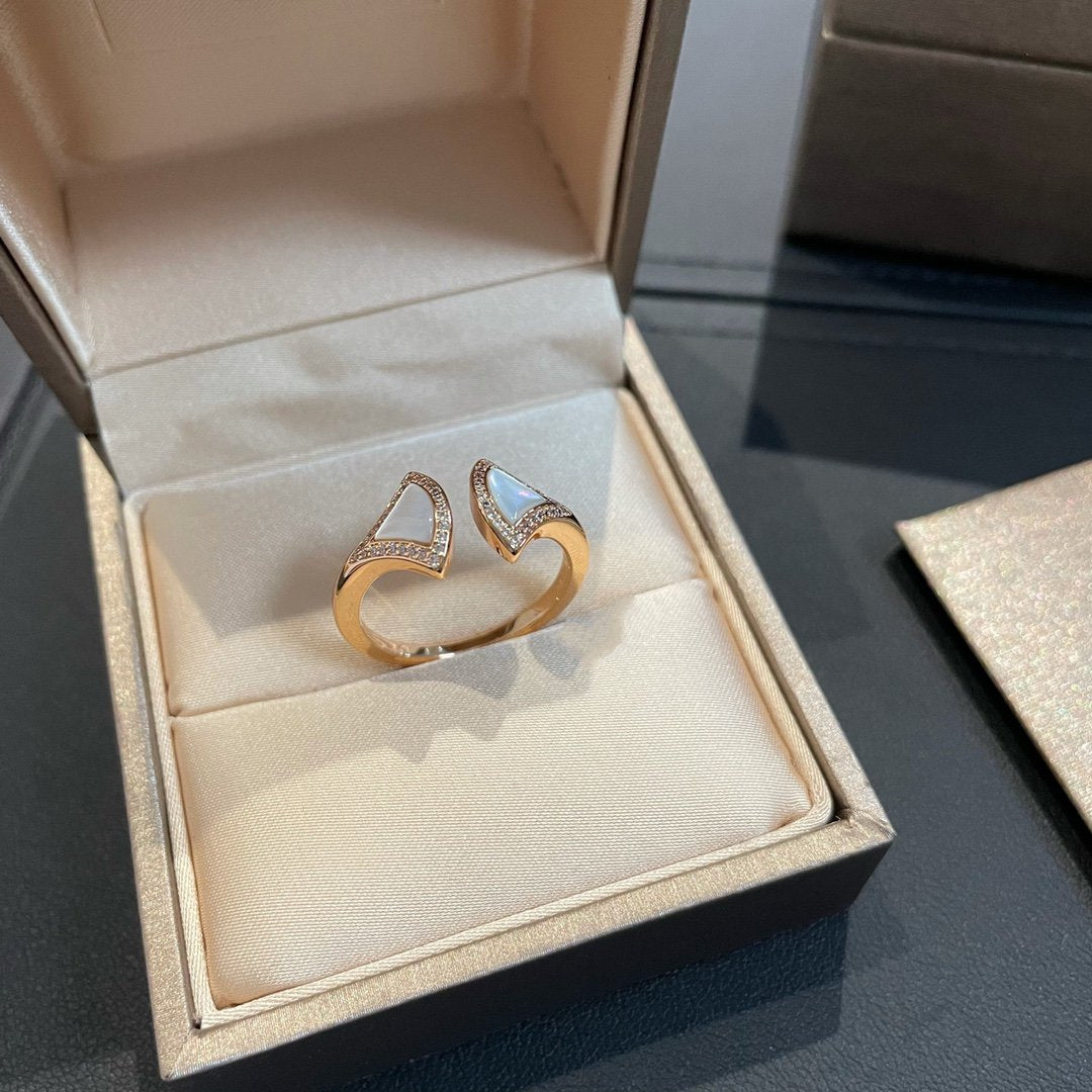 [LUXORA]DREAM MOP DIAMOND OPEN RING