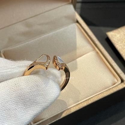[LUXORA]DREAM MOP DIAMOND OPEN RING