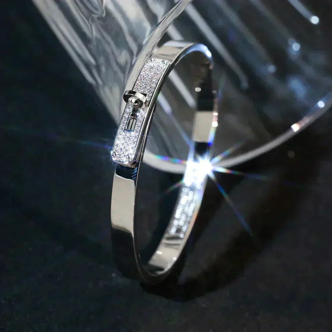 [LUXORA]KELLY SILVER DIAMOND BRACELET