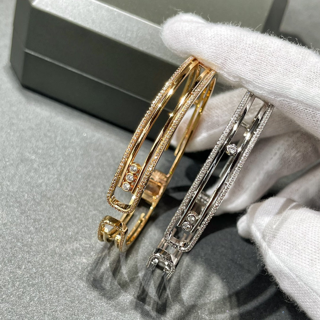 [LUXORA]MOVE 10TH PAVED DIAMOND BRACELET