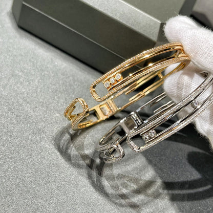 [LUXORA]MOVE 10TH PAVED DIAMOND BRACELET