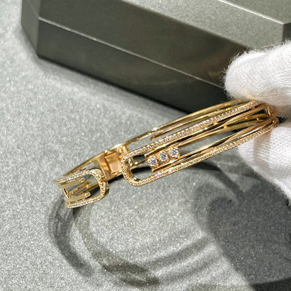 [LUXORA]MOVE 10TH PAVED DIAMOND BRACELET