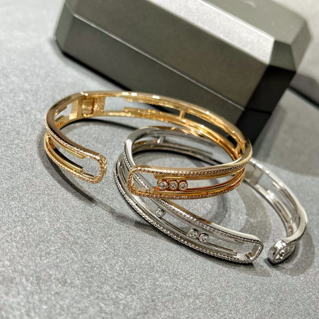 [LUXORA]MOVE 10TH PAVED DIAMOND BRACELET