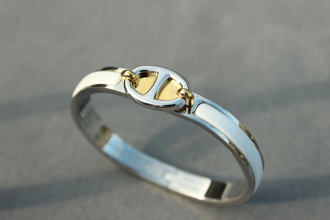 [LUXORA]CLIC CHAINE SILVER BRACELET