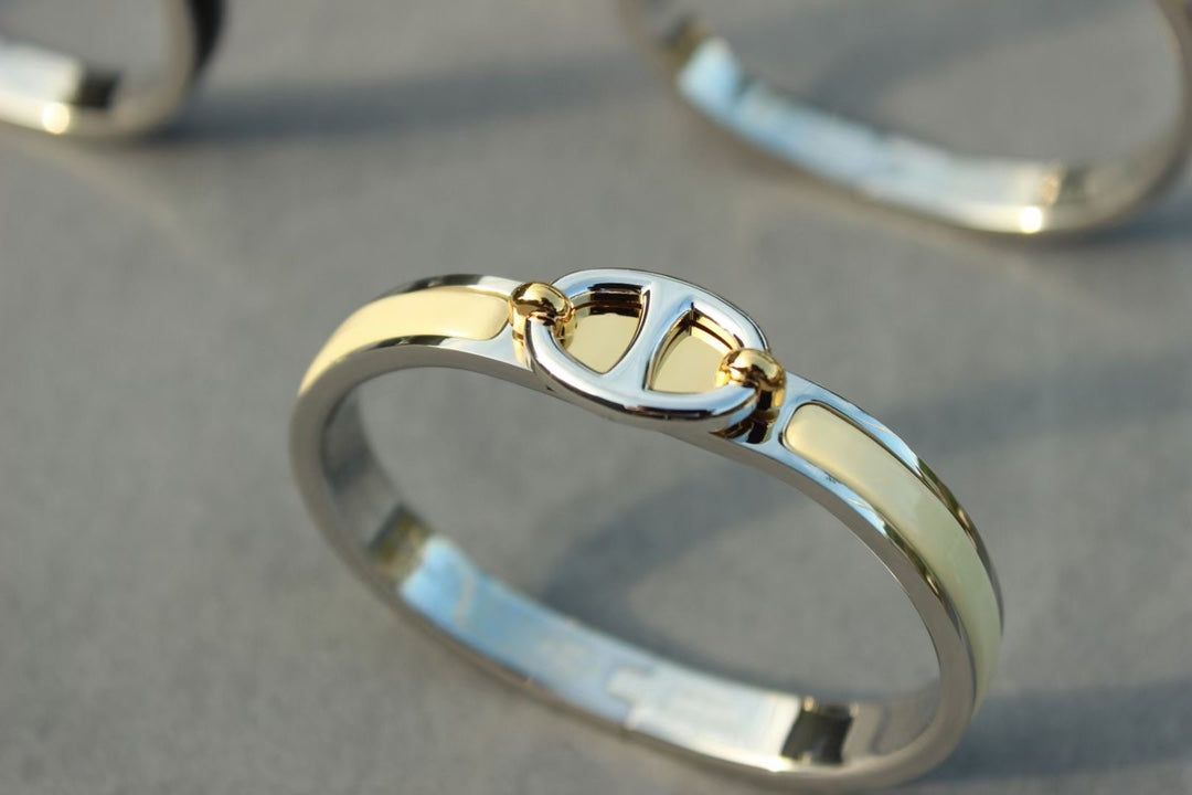 [LUXORA]CLIC CHAINE SILVER BRACELET