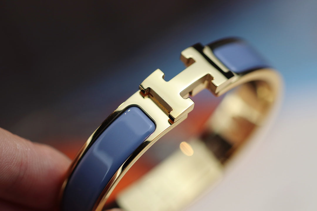 [LUXORA]H BRACELET 12MM BLUE GRAY