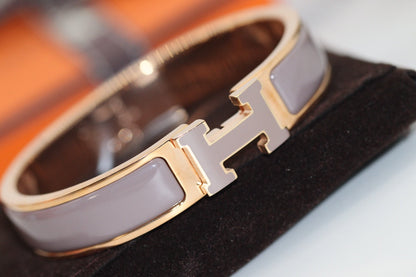 [LUXORA]H BRACELET 12MM BROWN