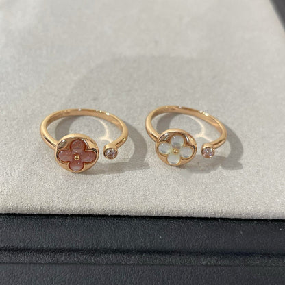 [LUXORA]SUN 1 DIAMOND PINK MOP RING