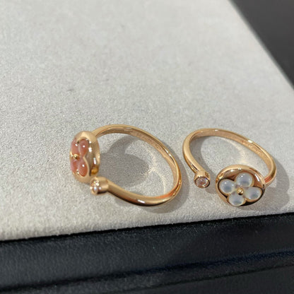[LUXORA]SUN 1 DIAMOND PINK MOP RING