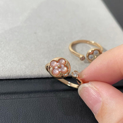 [LUXORA]SUN 1 DIAMOND PINK MOP RING