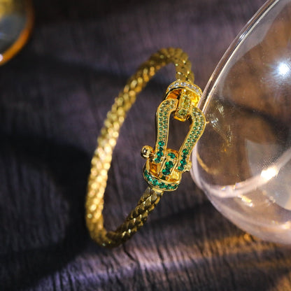 [LUXORA]FORCE 10 GOLD GREEN DIAMOND PAVED