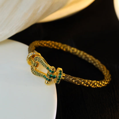 [LUXORA]FORCE 10 GOLD GREEN DIAMOND PAVED