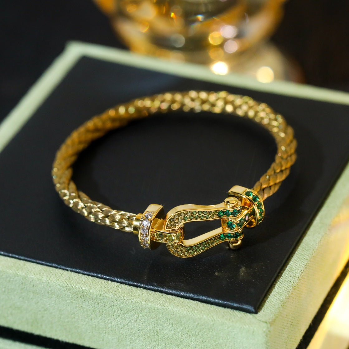 [LUXORA]FORCE 10 GOLD GREEN DIAMOND PAVED