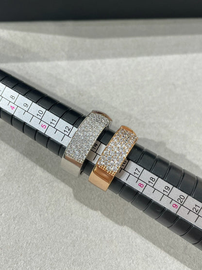 [LUXORA]LIENS EVIDENCE  DIAMOND PAVED RING