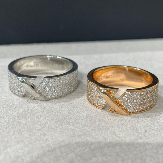 [LUXORA]LIENS EVIDENCE  DIAMOND PAVED RING
