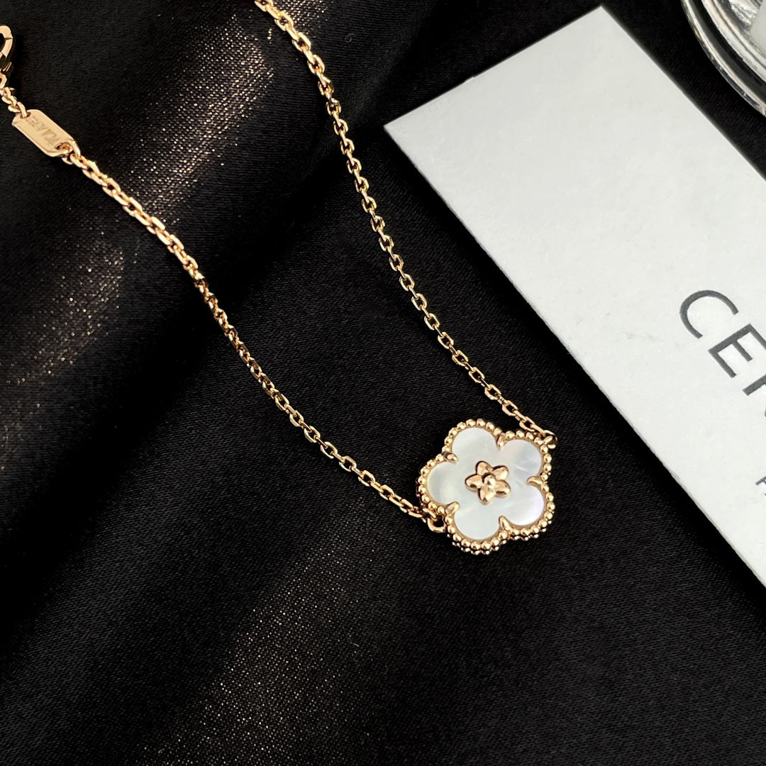 [LUXORA]LUCKY SPRING ROSE GOLD MOP BRACELET