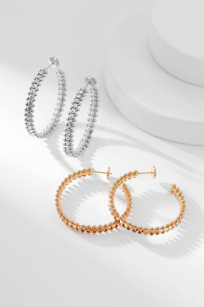 [LUXORA]CLASH HOOP EARRINGS