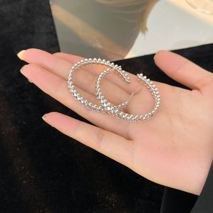 [LUXORA]CLASH HOOP EARRINGS