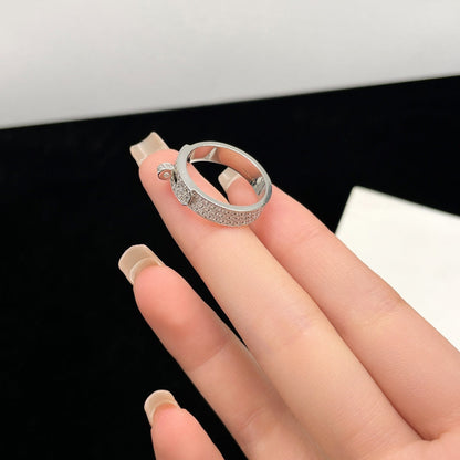 [LUXORA]KELLY SILVER DIAMOND RING