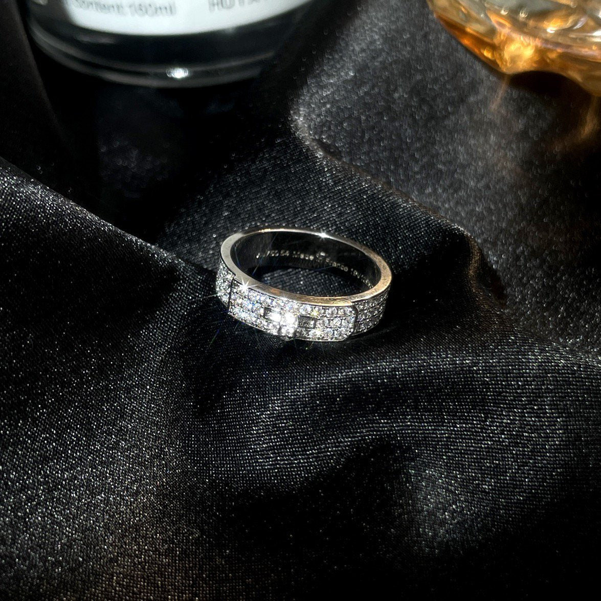 [LUXORA]KELLY SILVER DIAMOND RING