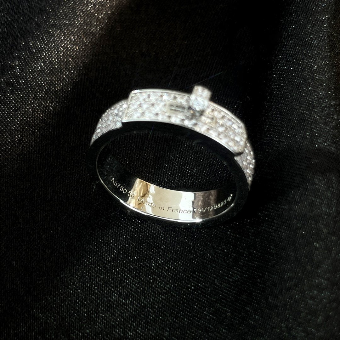 [LUXORA]KELLY SILVER DIAMOND RING