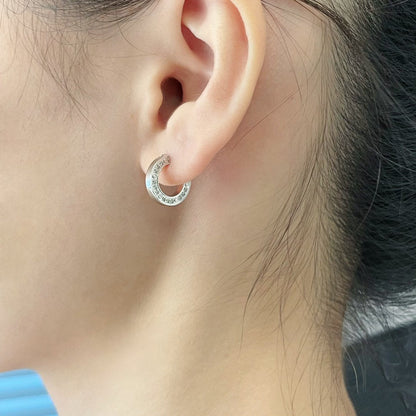 [LUXORA]LOVE DIAMOND EARRINGS